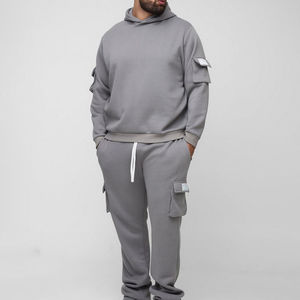 Ensemble de survêtement pour homme avec logo personnalisé, vêtements de sport, jogging, survêtement 2 pièces, survêtement à pattes évasées, respirant, sweat-shirt, vente en gros - Product Image 1