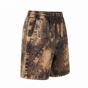Pantalones Cortos de Material Resistente con Lavado Ácido, Ropa Casual con Apariencia Relajada, Pantalones Cortos Transpirables con Lavado Ácido - Product Image 4