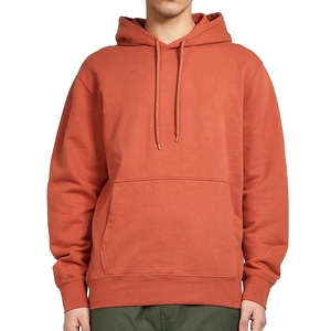 Sudaderas con capucha deportivas de invierno de gran tamaño para hombre, poliéster de alta calidad con logotipo personalizado, estampado Digital de Color sólido, moda cálida al por mayor - Product Image 3