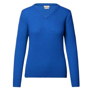 Suéteres de Mujer de Manga Larga con Cuello Redondo, Color Sólido, 100% Algodón, Calidad Premium, Venta al por Mayor, Otoño, Personalizados, Precio Bajo - Product Image 2