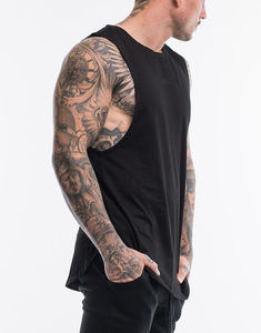 เสื้อกล้ามแขนกุดสีดำสำหรับผู้ชายเสื้อกล้ามออกกำลังกายผ้าฝ้ายหนาระบายอากาศได้ดีเสื้อกล้ามสำหรับใส่เล่นกีฬา - Product Image 2