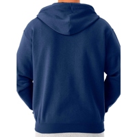 Sweat à capuche zippé d'hiver en polyester/coton fabriqué au Pakistan, sweat à capuche en molleton mélangé de coton pour homme, écologique, de haute qualité, vente en gros