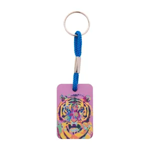 Porte-clés en bois personnalisable Woody Plus D, porte-clés promotionnel personnalisé, mousqueton - Product Image 4