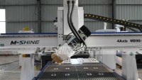 Máquina CNC Router ATC de 4 Ejes MS90 1325 para Grabado y Corte de Madera y Espuma, Fabricación de Muebles, Máquina CNC para Tallado de Madera
