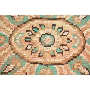 Classique Vert Beige 5.3X7.9 pieds Laine Aubusson Design Salon Tapis Patchwork Rectangle Buffet Tapis Latex Tapis Turc - Product Image 5