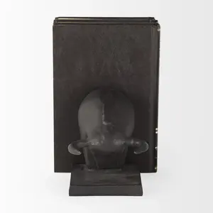 Support de livre de bureau durable, lecture quotidienne, qualité supérieure, aluminium plaqué or, figurine antique, sculpture moderne, ZAHID EXPORT - Product Image 4