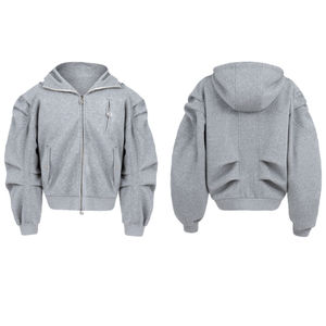 Conjunto de Sudadera con Capucha Extra Grande de Alta Calidad, con Franja Lateral en Color Contrastante, Sudadera con Capucha de Cuello Alto, Pantalones Deportivos Holgados para Hombre, Conjunto Deportivo - Product Image 6