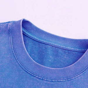 Camiseta gráfica de Algodón 100% con corte y costura personalizado, camisetas de talla grande Vintage con lavado ácido y lejía de peso pesado para hombre - Product Image 4