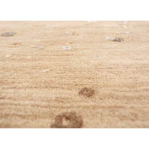 Tapis Kavi beige marron noué à la main en laine et soie de bambou, motif abstrait Srb(735), idéal pour la maison, le couloir, ou comme puzzle rectangulaire fait main pour adolescents - Product Image 3