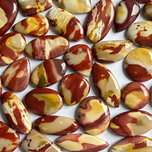 High Quality Natural Mookaite Jasper Cabochon Loose Gemstone InfinityStones Brand Rajasthan 4-10g for Jewelry Making Buy Now! - Product Image 1