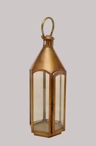 Linterna de metal de precios directos de fábrica con linterna de metal con mango colgante y de diseño tradicional para usos de decoración - Product Image 3