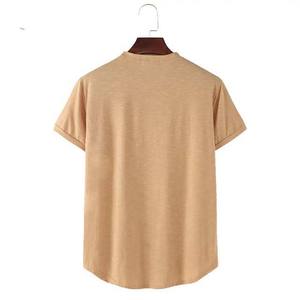 Top haute qualité à manches courtes personnalisé hommes entraînement séchage rapide haute rue Style surdimensionné vêtements d'été O cou coton t-shirts hommes - Product Image 2