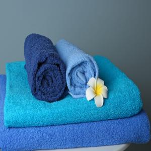 Juego de toallas de mano de secado rápido ecológico de algodón egipcio tejido de color personalizado para uso doméstico al por mayor de La India - Product Image 6