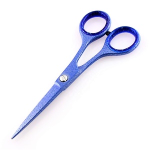 KOUNAIN profesional azul de acero inoxidable peluquero corte de pelo tijeras de adelgazamiento textura tijeras de peluquería herramientas de salón - Product Image 1