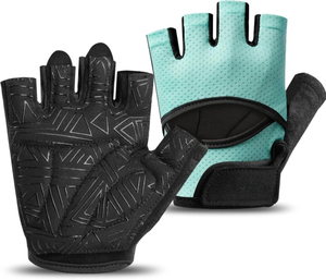 Guantes de entrenamiento de gimnasio unisex de alta calidad con muñequeras, guantes antideslizantes para levantamiento de pesas para ejercicio de entrenamiento físico - Product Image 4