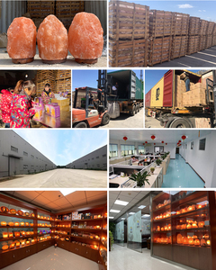 โคมไฟสีชมพูทรงดวงจันทร์โคมไฟเกลือหิมาลัยตกแต่งบ้าน - Product Image 5