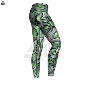 Oem Service Best Quality Winter Casual Thin <b>Mesh</b> Women <b>Leggings</b> Breathable Knee-Length - Product Image 3