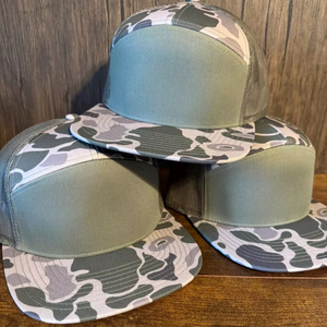 Sombrero de camionero plano de 7 paneles en blanco al por mayor para hombre gorras Snapback Richardson 168 con espalda de malla y logotipo personalizado al por mayor - Product Image 2