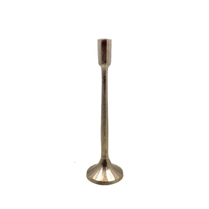 Portavelas cónico de Metal con acabado negro mate de diseño moderno para el hogar y la boda Velas decorativas de mesa de Navidad - Product Image 4