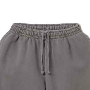 กางเกงวอร์มปักโลโก้ลายทางทรงลำลองขาบานทรงหลวมผ้าฝ้ายโอเวอร์ไซส์ กางเกงวอร์ม Mewn - Product Image 3