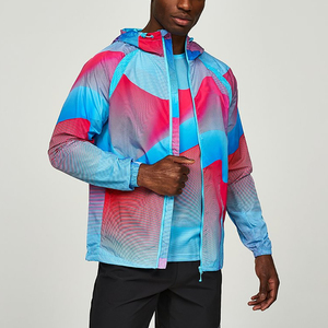 Chaqueta de concha suave personalizada para hombre, chándal cortavientos, ropa negra, talla informal, chándal cortavientos impermeable liso para hombre - Product Image 4