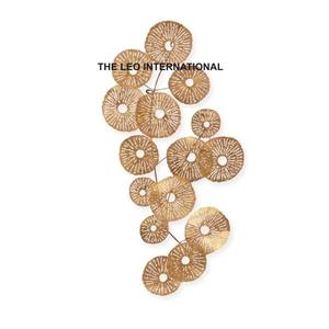 Stainless Steel <b>Frame</b> Hammered Shiny Finished Rings <b>Wall</b> Decor <b>Wall</b> <b>Art</b> Sustainable Feature <b>Wall</b> Decoration - Product Image 5