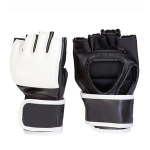 Diseño superior de alta calidad, el mejor diseño, guantes de agarre de cuero MMA hechos a medida para gimnasio, boxeo, guantes de entrenamiento de lucha - Product Image 1