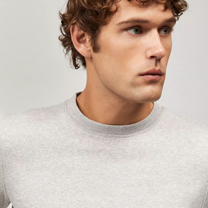 เสื้อสเวตเชิ้ตผู้ชายผ้าฟลีซเนื้อหนัก 100% ผ้าฝ้าย ผลิตตามสั่ง เป็นมิตรกับสิ่งแวดล้อม สำหรับฤดูหนาว รับผลิตแบบ ODM พิมพ์ลายนูน สีตามสั่ง - Product Image 3