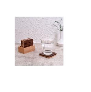 Hot Selling Natural Wooden Coaster for Home & Kitchen Tabletop <b>Tea</b> <b>Coffee</b> Water <b>Coffee</b> <b>Sugar</b> <b>Tea</b> Holder Packed in Carton - Product Image 1