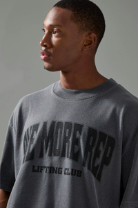 T-shirts surdimensionnés en coton 240 GSM T-shirt personnalisé Street Wear T-shirt imprimé à manches courtes Stock - Product Image 3