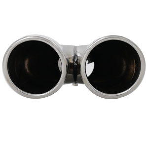 Terminale rotondo diametro 63mm a doppia inclinazione in acciaio inox - Product Image 4