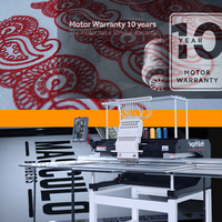 Machine à broder 3D informatisée HoliHope Holiauma à 1 tête et 15 aiguilles pour casquettes, t-shirts et vêtements, similaire à la machine à broder Tajima