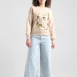 Nouveau design automne hiver femmes sweats mode pull femmes col rond pull sweat - Product Image 2