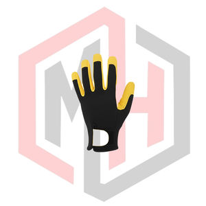 Women's <b>Gardening</b> Gloves Black Yellow Breathable Lightweight Anti-Vibration Non-Slip Knit Wrist Flexible Touch <b>Screen</b> Function - Product Image 3