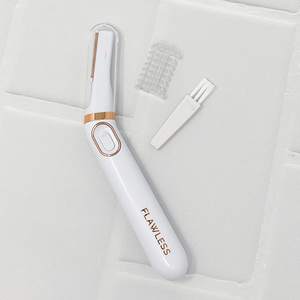 Épilateur indolore pour la ligne du bikini pour femmes, rasoir intime à usage sec avec lumière LED, tondeuse corporelle pour tous types de peau - Product Image 1
