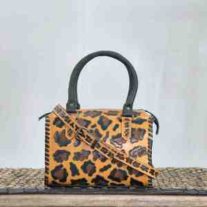Bolso de Mano de Diseño de Lujo para Mujer, Bolso de Hombro con Estampado de Leopardo de Alta Gama, con Cierre de Cremallera, Elegante Bolso con Estampado Animal - Product Image 1