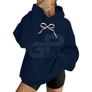 Sweats à capuche surdimensionnés pour femmes 2025 avec design épaules tombantes et tissu intérieur doux - Product Image 6