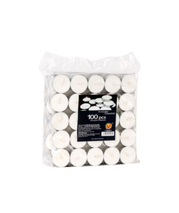 Ensemble de cire de bougie de base personnalisé de haute qualité de 100 bougies chauffe-plat non parfumées 5hr pour les décorations de mariage du nouvel an faites au Vietnam - Product Image 3