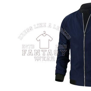 FANTASY WEAR OEM Nouvelle Arrivée Vente en Gros & Conception Personnalisée Veste Courte en Cuir Brodé avec Lettres pour Hommes, Blouson Bomber Certifié CE ISO - Product Image 3