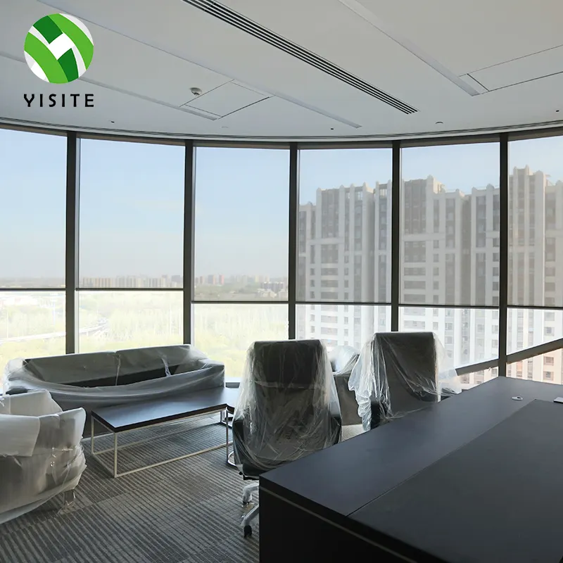 YST Life Essential Fashion Electric Roller Blinds Beautiful Design with Intelligent Remote Control Enjoy Comfortable Life