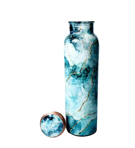 <b>Bulk</b> Quantity Copper <b>Water</b> <b>Bottle</b> Elegant Enamel Printed Design <b>Bottle</b> For Health benefit Very Reasonable Price From India - Product Image 5