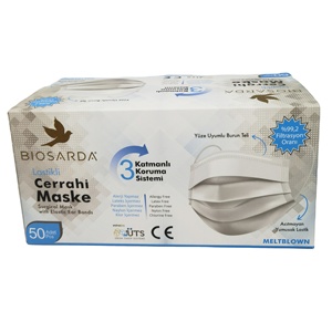 Cartons en papier écologiques et recyclables personnalisés en gros avec lamination mate et gaufrage pour masques chirurgicaux médicaux - Product Image 3