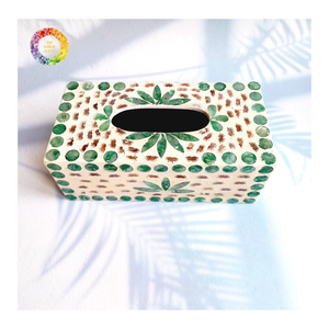 Accesorios al por Mayor, Portapañuelos Artesanal de Madreperla, Elegante Portapañuelos de Madreperla para una Decoración del Hogar con Estilo - Product Image 4