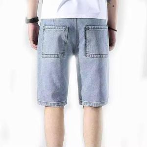 Pantalones cortos de mezclilla de alta calidad para hombre, diseño informal sólido con logotipo personalizado, servicio OEM aceptado, pantalones cortos para hombre - Product Image 2