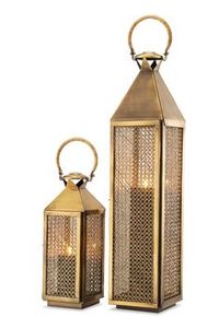 Trendy Antique <b>Brass</b> <b>Lantern</b> with Intricate Detailing and Vintage Charm for Modern Home Decor - Product Image 4
