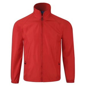 Veste coupe-vent imperméable légère et durable pour homme, idéale pour la course et l'entraînement en plein air au printemps, avec logo frontal - Product Image 3