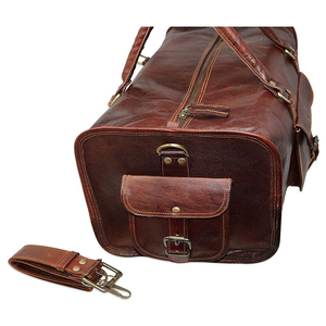 2025-26 Top QualityCustom Logo New Arrival Brand Designer <b>Black</b> Luxury Leather Duffel Travel <b>Bags</b> Unisex Outdoor Duffle <b>Bag</b> - Product Image 3