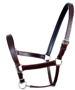 Cabestro de Cuero de Caballo y Nailon con Costura Decorativa, Acolchado de Cuero Suave, Herrajes de Latón, Uso Multiusos, Color Personalizable - Product Image 5