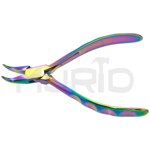 Best Quality Steel Chain <b>Nose</b> <b>Pliers</b> with <b>Bent</b> Rainbow Design Hot Selling for Jewelry Application - Product Image 4