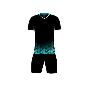 Vente en gros de tenues d'équipe avec logo personnalisé à domicile Chemises de football rétro Maillot uniforme Kits de football - Product Image 1